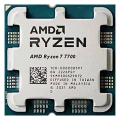 CPU AMD RYZEN 7 7700 (3.8 GHZ UPTO 5.3GHZ / 40MB / 8 CORES, 16 THREADS / 65W / SOCKET AM5)