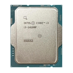 CPU INTEL CORE I3 14100F 12MB, 4 NHÂN 8 LUỒNG SOCKET 1700 (Raptor Lake Refresh) TRAY KHÔNG FAN