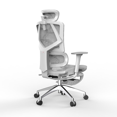 GHẾ CÔNG THÁI HỌC SIHOO M90B (CÓ KÊ CHÂN) - GREY