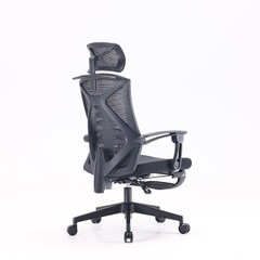 GHẾ CÔNG THÁI HỌC SIHOO M92B (CÓ KÊ CHÂN) - BLACK