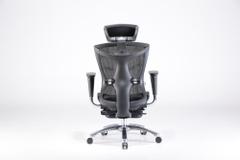 GHẾ CÔNG THÁI HỌC SIHOO V1 (CÓ KÊ CHÂN) - BLACK