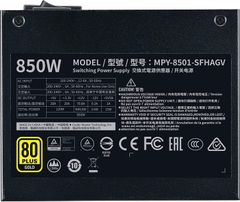 Nguồn máy tính CoolerMaster V850 SFX - 80 Plus Gold - Full Modular (850W)
