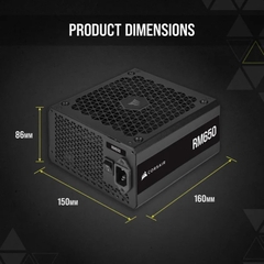 Nguồn máy tính Corsair RM650 - 80 Plus Gold - Full Modular (650W)