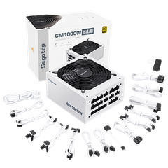 Nguồn máy tính SEGOTEP GM850W 80 PLUS GOLD PCIE 5.0 ATX 3.0 WHITE - FULL MODULLAR
