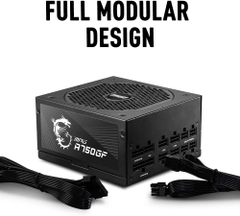 Nguồn máy tính MSI MPG A750GF - 80 Plus Gold - Full modular (750W)