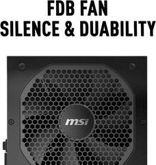 Nguồn máy tính MSI MPG A850GF - 80 Plus Gold - Full modular (850W)