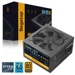 Nguồn máy tính SEGOTEP BN750W 80 PLUS BRONZE (PCIE 5.0/ATX 3.0)