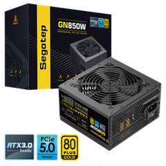 NGUỒN SEGOTEP GN850W 850W 80+ GOLD ATX3.0 PCIe 5.0 - NON-MODULLAR