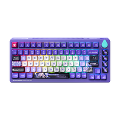 PHÍM CƠ MACHENIKE K600T-B82 White Purple Tri-Mode RGB (Shirasaiko)