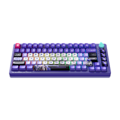 PHÍM CƠ MACHENIKE K600T-B82 White Purple Tri-Mode RGB (Shirasaiko)