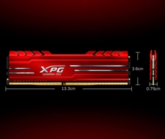 Ram Desktop Adata XPG Gammix D10 Red 16GB (1x16GB) DDR4 3200Mhz