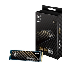 Ổ CỨNG SSD MSI SPATIUM M450 1TB M2 2280 NVMe Gen4x4 (READ 3600Mb/s - WRITE 3000Mb/s)