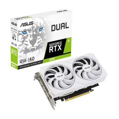 Card màn hình VGA ASUS Dual GeForce RTX 3060 White OC Edition 12GB GDDR6 (DUAL-RTX3060-O12G-WHITE)