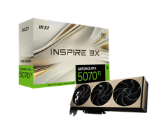 Card màn hình MSI GEFORCE RTX 5070 Ti 16GB INSPIRE 3X PLUS