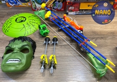 Bộ cung mặt nạ siêu anh hùng Hulk 218-D04/1