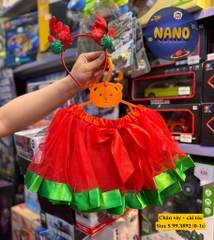 Đầm giáng sinh kèm cài S