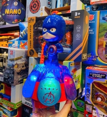 ĐènTrungThu-Đội trưởng Mỹ chạy đèn 7 màu