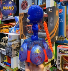 ĐènTrungThu-Đội trưởng Mỹ chạy đèn 7 màu