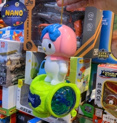 ĐènTrungThu-Thỏ đứng xe thăng bằng