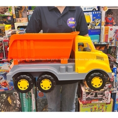 Xe tải chờ hàng size ĐẠI dài 59cm hàng nhựa Châu Âu PLs-37336-Hàng cao cấp(Ảnh thật)