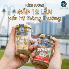 [Hỏa tốc HCM] Set 6 Yến chưng tươi thanh trùng Nestfresh100ml (10gram yến tươi) - đủ 6 vị