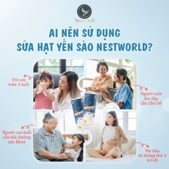 SỮA HẠT YẾN SÀO NESTWORLD MACCA VÀ HẠT SEN