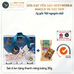 SỮA HẠT YẾN SÀO NESTWORLD MACCA VÀ HẠT SEN