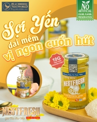 [Hỏa tốc HCM] Yến chưng tươi thanh trùng Nestfresh100ml - Vị Hoa Cúc – Saffron