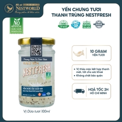 [Hỏa tốc HCM] Yến chưng tươi thanh trùng Nestfresh100ml - Vị Dừa Tươi