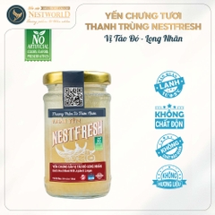 [Hỏa tốc HCM] Yến chưng tươi thanh trùng Nestfresh100ml - Vị Táo Đỏ Long Nhãn