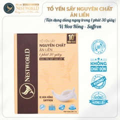 [Mới] Tổ Yến Sấy Nguyên Chất Ăn Liền NESTWORLD - Hộp 1 Thanh Yến