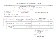 KIT TEST NHANH KHÁNG NGUYÊN SARS–COV–2 BIOMERICA COVID-19 ANTIGEN RAPID TEST CỦA MỸ