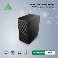 Thùng máy Case VSP Gaming Mid Tower Chassis M04 (No Fan)