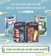 Bao cao su siêu gai DRAGON - Hộp 3 cái