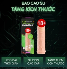 Bao cao su đôn dên Maxman 1.2