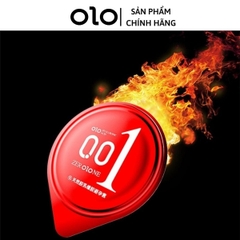 Bao cao su siêu mỏng, gel ấm OLO Passionate Factor 001