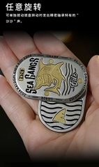 Fidget Spinner Shark HaLoo EDC Chính Hãng -  Màu Bạc