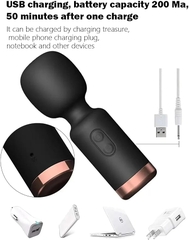 Chày rung mini đầu xoay 360 độ