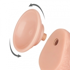 Dildo Lovetoy 7.5'' Sliding Skin Dual layer dong lesh Lovetoy (Màu đen)