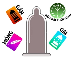 Bao cao su kéo dài thời gian Azodra 4in1 (Hộp 12 bao)