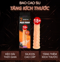 Bao cao su đôn dên Maxman tăng 2