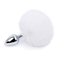 Phích cắm hậu môn đuôi thỏ (nhiều màu) - Size S - Inox rabbit tail butt plug cosplay