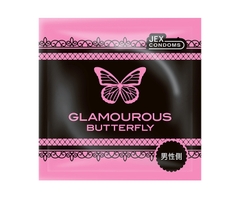 Bao cao su Jex Glamourous Butterfly Hot - Hộp 12 cái