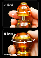Spinner Hồ Lô Haloo Player loại lớn Phiên Bản Nắp và Đế Xoay Nam Châm - Chất liệu PEI