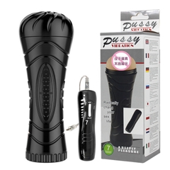 Pussy hình đèn pin điều khiển từ xa có dây