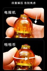 Spinner Hồ Lô Haloo Player loại lớn Phiên Bản Nắp và Đế Xoay Nam Châm - Chất liệu PEI