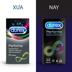 Bao cao su Durex Performa - Hộp 12 Cái