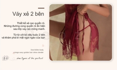 Váy ngủ sexy ren xẻ hông Fée Et Moi 7797