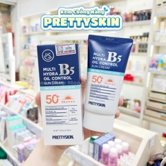 Kem Chống Nắng B5 Pretty Skin Cho Da Dầu - Multi Hydra Oil Control Sun Cream SPF50+ PA++++ 50ml