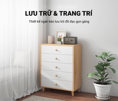 Tủ để đồ đa năng 5 tầng GHC-51141